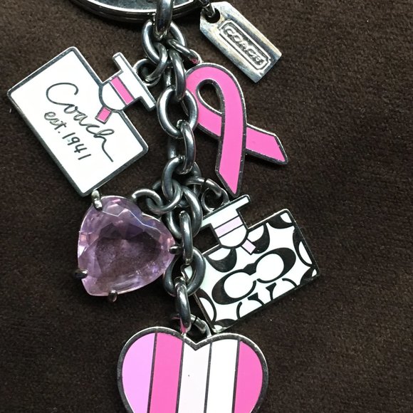 Coach Breast Cancer Key Chain - Picture 2 of 2